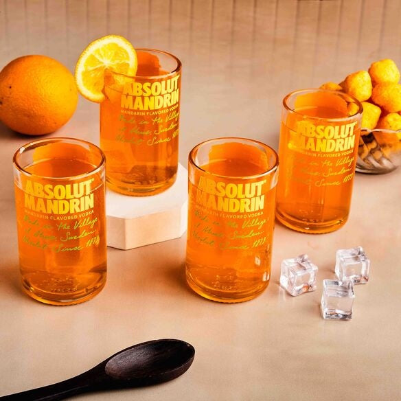 Absolut Mandrin Mini Glass