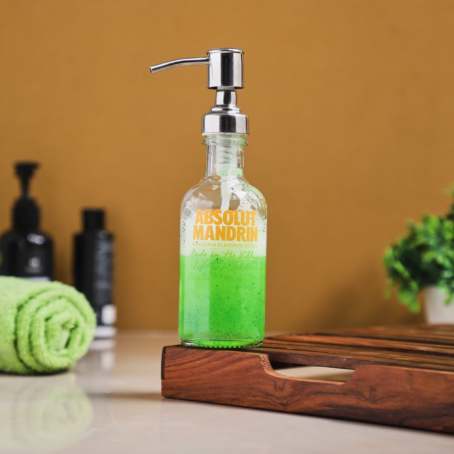 Absolut Mandrin Bottle Soap Dispenser