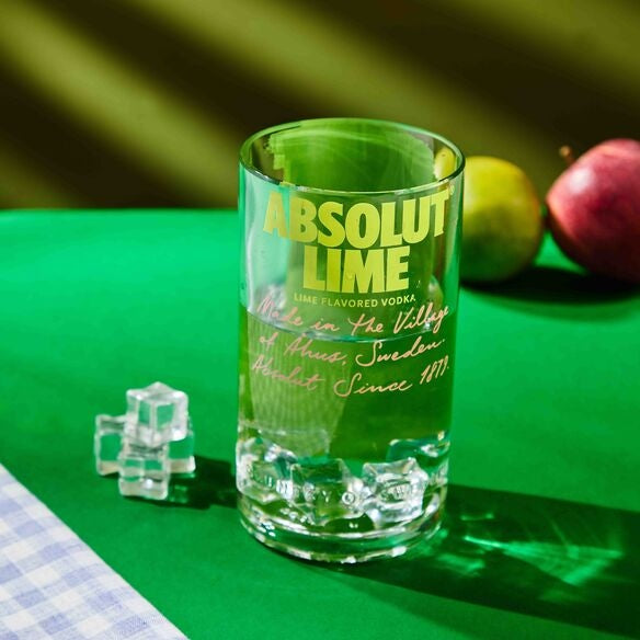 Absolut Lime bottle Long Glass