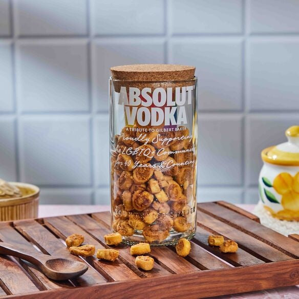 Absolut LGBTQ Bottle Jar with lid
