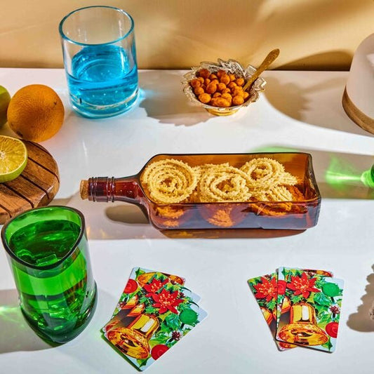 Ballentine Bottle Horizontal Serving platter