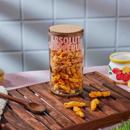 Absolut Grapefruit Bottle Jar with lid