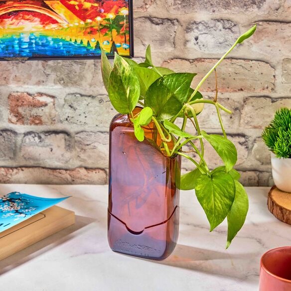 Ballentine Bottle Slant Vase